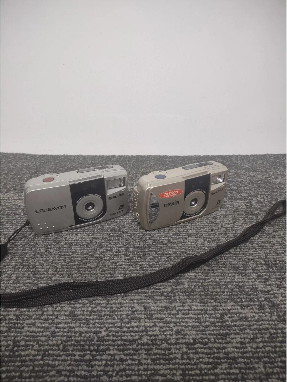 Fujifilm Endeavor & Nexis 210ix Zoom APS Point & Shoot Film Cameras